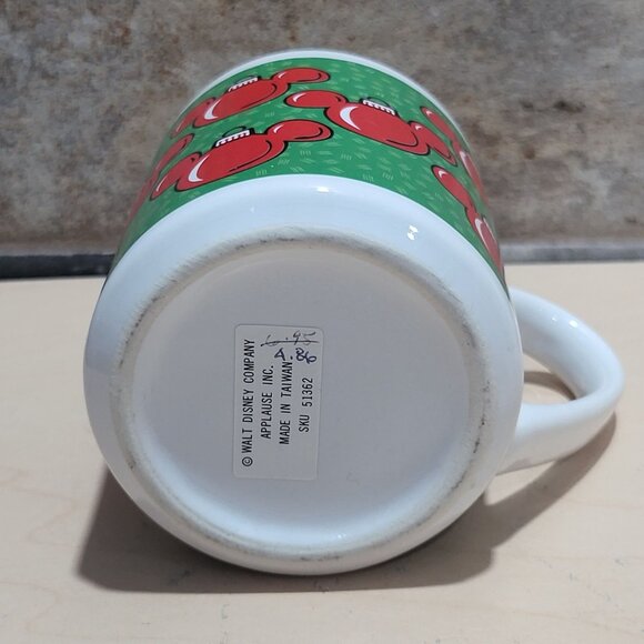 Disney Applause Mickey Mouse Ear Ornaments Image Christmas Mug - Picture 6 of 9